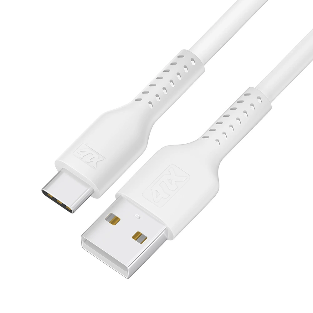 

Кабель USB-USB Type-C, 3A 50см, белый 4PH (4PH-R90120)