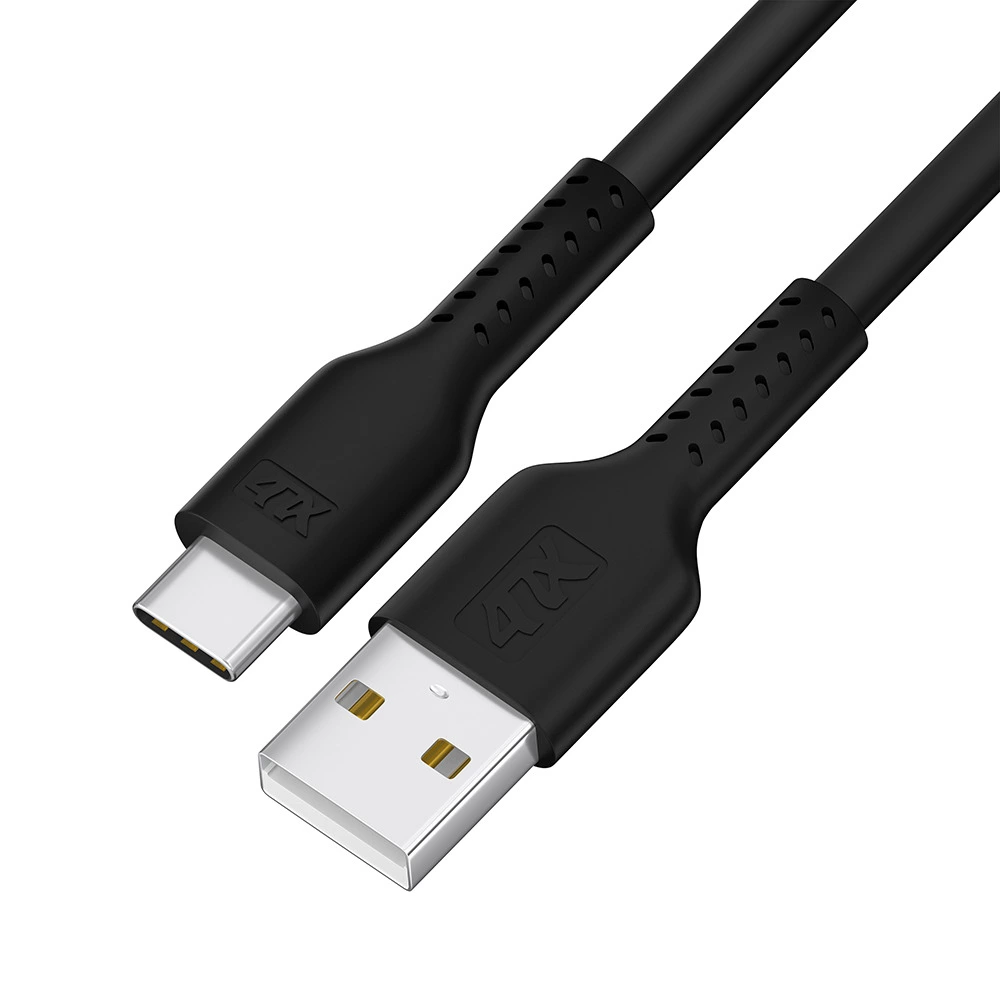 

Кабель USB-USB Type-C, 3A 1м, черный 4PH (4PH-R90125)