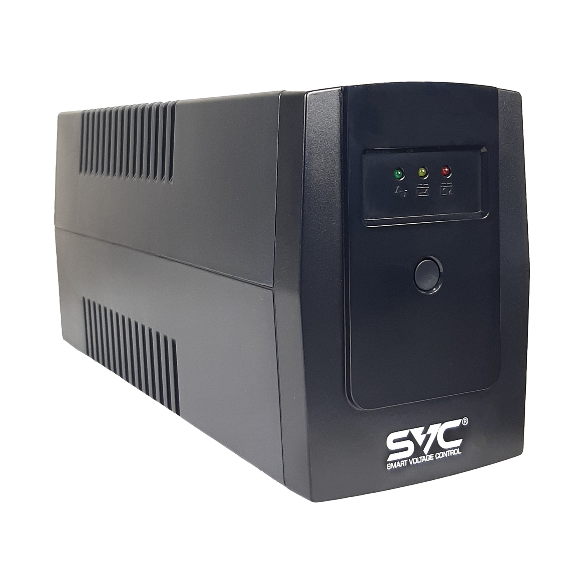 ИБП SVC V-800-R/USB, 800 VA, 480 Вт, EURO, розеток - 2, USB, черный (V-800-R/USB)