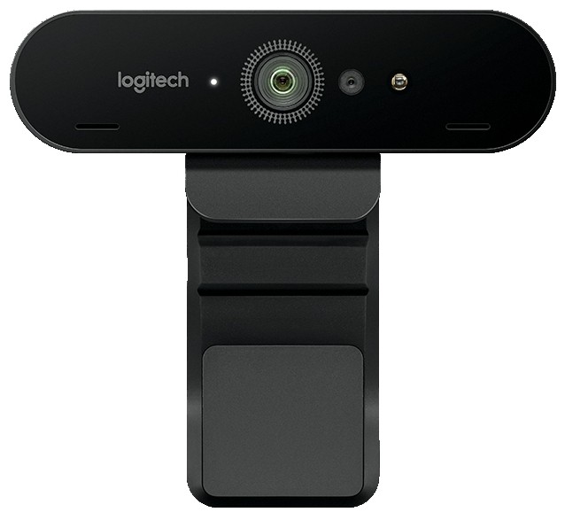 Вебкамера Logitech Brio Ultra HD, 13 MP, 4096x2160, встроенный микрофон, USB 3.0, черный (960-001105/960-001107)