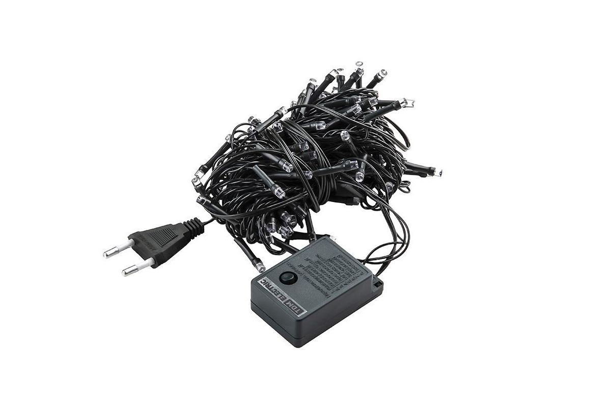 

Гирлянда TDM СГ100МЗ10 светодиодная роса, ламп: 100 шт., 10 м, режимов: 8, от сети, разноцветный (SQ0361-0041), СГ100МЗ10