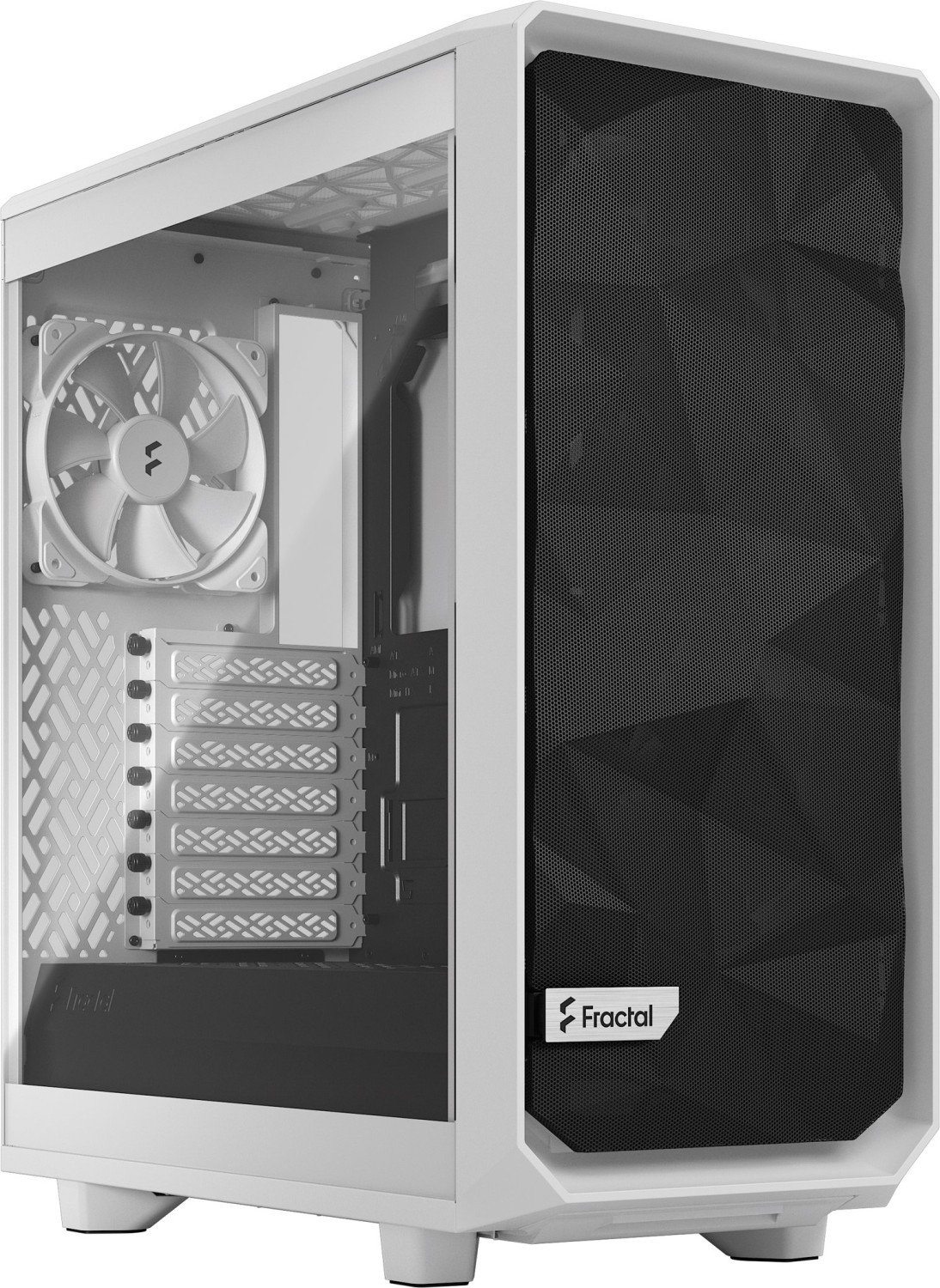 

Корпус Fractal Design Meshify 2 Compact Lite, ATX, Midi-Tower, 2xUSB 3.0, белый, без БП (FD-C-MEL2C-04), Meshify 2 Compact Lite