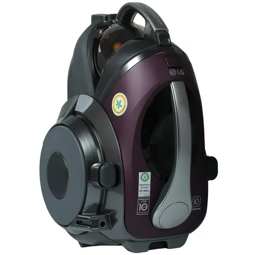

Пылесос LG VC83109UHAQ 2 кВт, 1.2 л, 6.3 м, фиолетовый (1843579), VC83109UHAQ