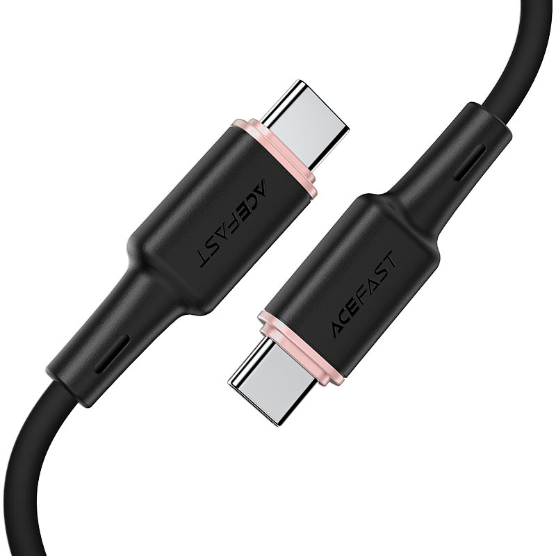 

Кабель USB Type-C-USB Type-C, быстрая зарядка, 3A 1.2м, черный ACEFAST C2-03 (AF-C2-03-BK), C2-03