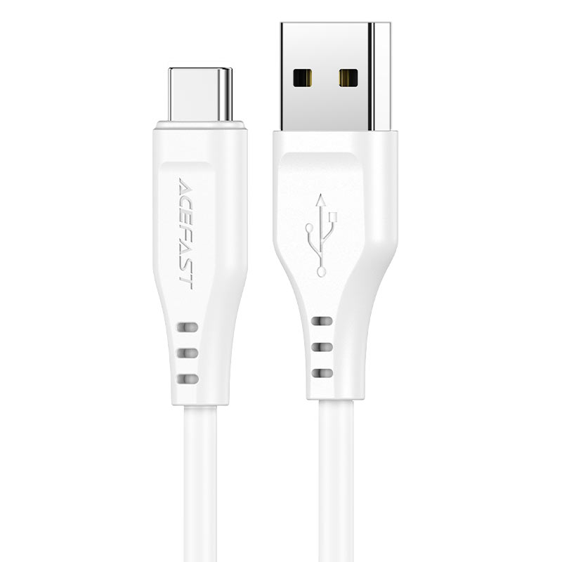 

Кабель USB-USB Type-C, быстрая зарядка, 3A 1.2м, белый ACEFAST C3-04 (AF-C3-04-WH), C3-04