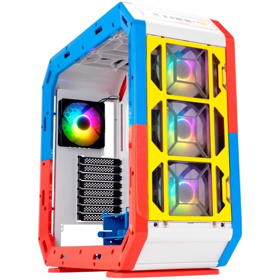 Корпус INWIN AIRFORCE CF16, ATX, Midi-Tower, 2xUSB 3.0, USB Type-C, RGB подсветка, белый, без БП