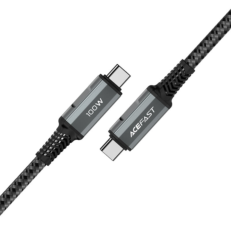 

Кабель USB 3.0 Type-C(m)-USB 3.0 Type-C(m), быстрая зарядка, 5A 2м, серый ACEFAST C4-03 (AF-C4-03-GY), C4-03