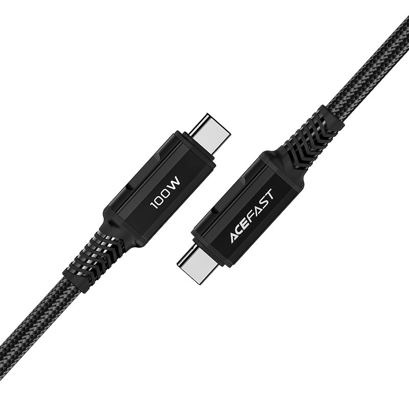 

Кабель USB Type-C-USB Type-C, быстрая зарядка, 5A 2м, черный ACEFAST C4-03 (AF-C4-03-BK), C4-03