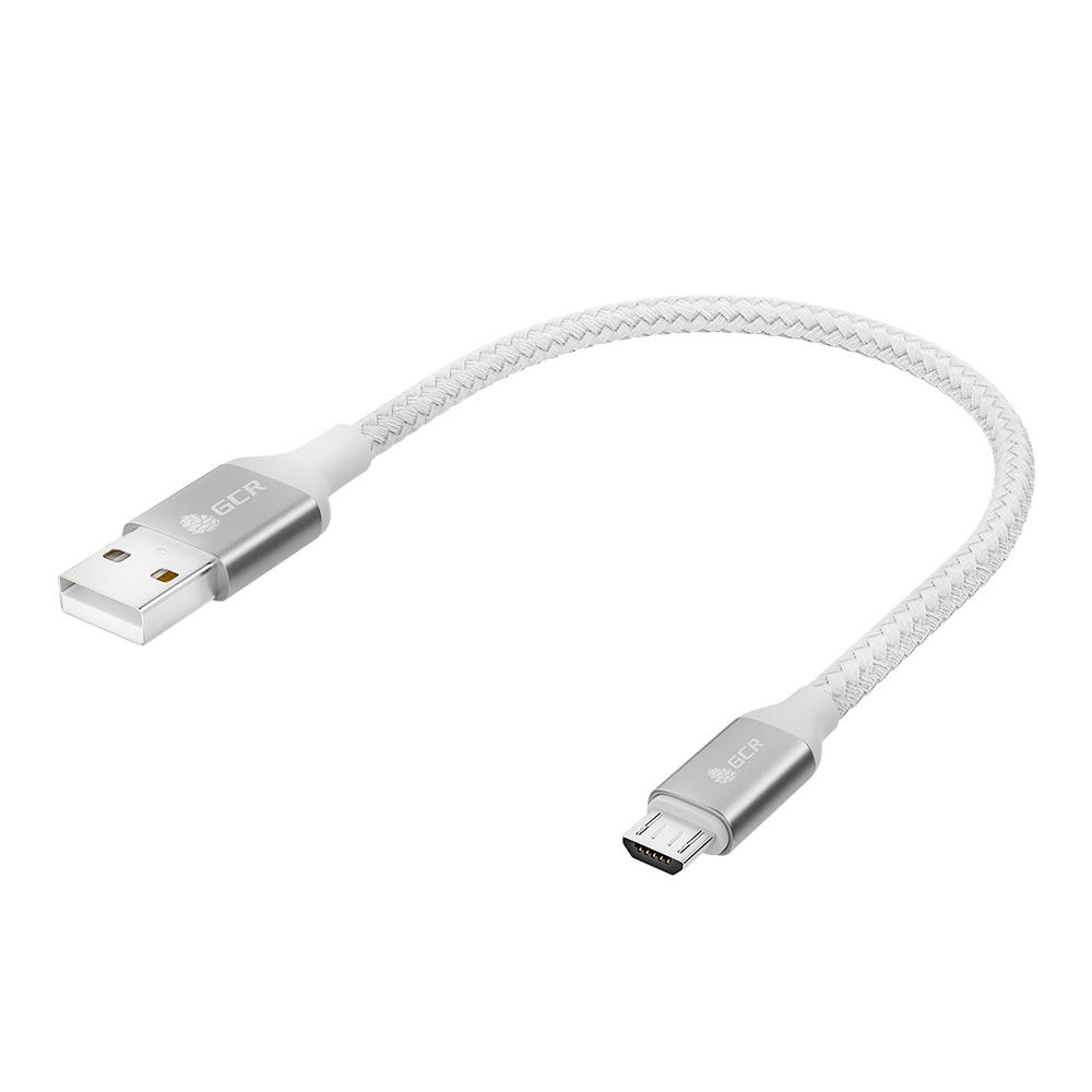 

Кабель USB 2.0(Am)-Micro USB 2.0(Bm), быстрая зарядка, 3A 50см, белый Greenconnect (GCR-52462)