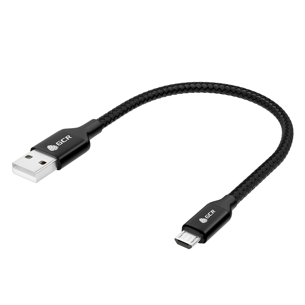 

Кабель USB-Micro USB, быстрая зарядка, 3A 50см, черный Greenconnect (GCR-52463)