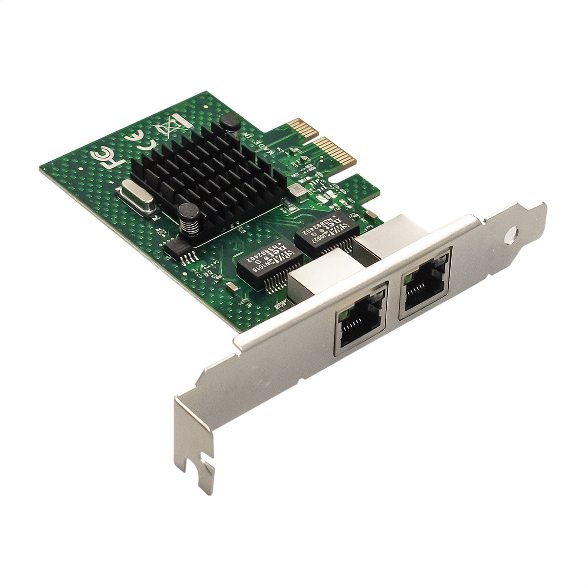 Сетевая карта ExeGate EXE-BCM5720, 2xRJ-45, 1 Гб/с