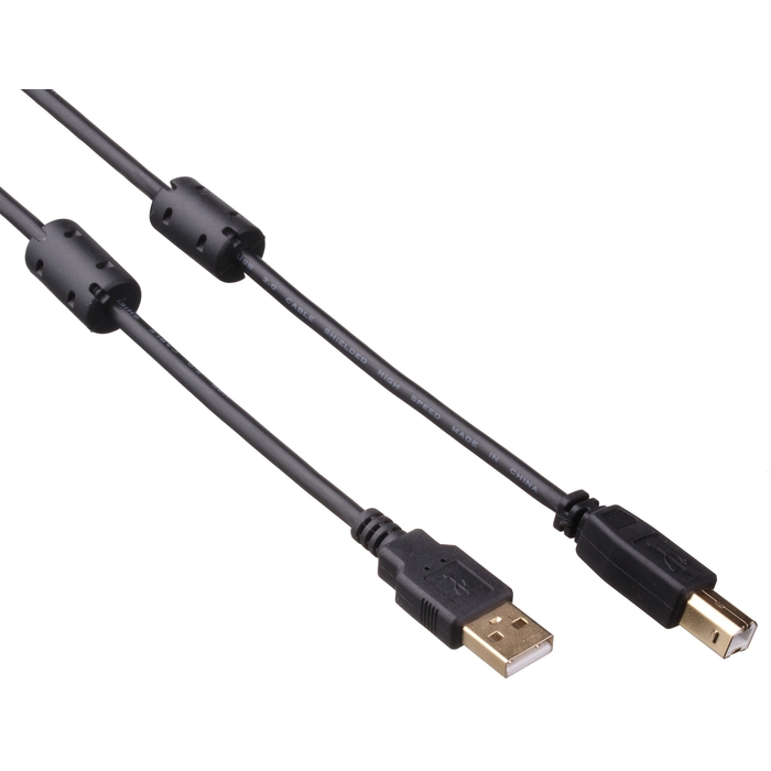 

Кабель USB(Am)-USB(Bm), 3 м, черный, Exegate (EX138947RUS)