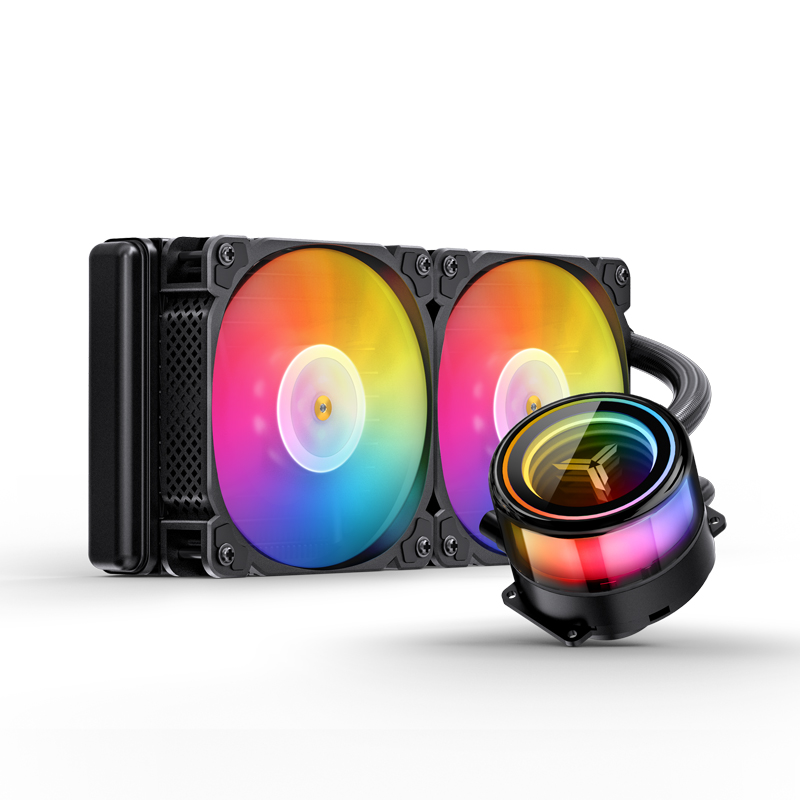 

Жидкостное охлаждение JONSBO TW7-240 ARGB для Socket 115x/2011/2011-3/1200/1700/AM5/AM4, 260 Вт, 2x120мм, ARGB (TW7-240_ARGB_Black), TW7-240 ARGB