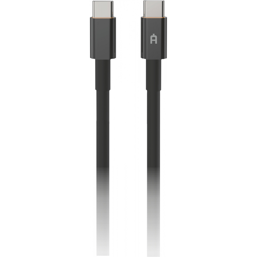 Кабель USB 3.0 Type-C(m)-USB 3.0 Type-C(m), быстрая зарядка, 3A 1м, черный Alteracs F01-CC (F01-CC Black)