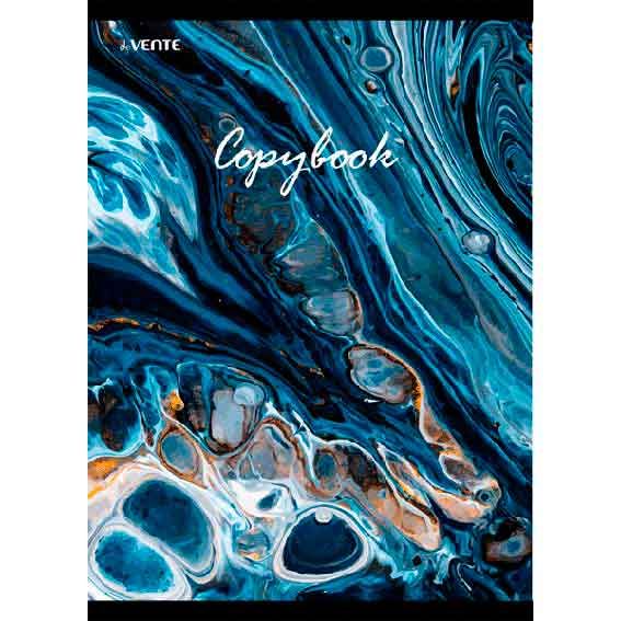 

Тетрадь клетка A4 96 листов, скрепка, обложка обл картон - ассорти, БиДжи Blue Marble (15947), Blue Marble