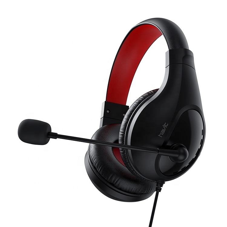 

Проводная гарнитура Havit HV-H2116D, USB, черный/красный (HV-H2116D), HV-H2116D