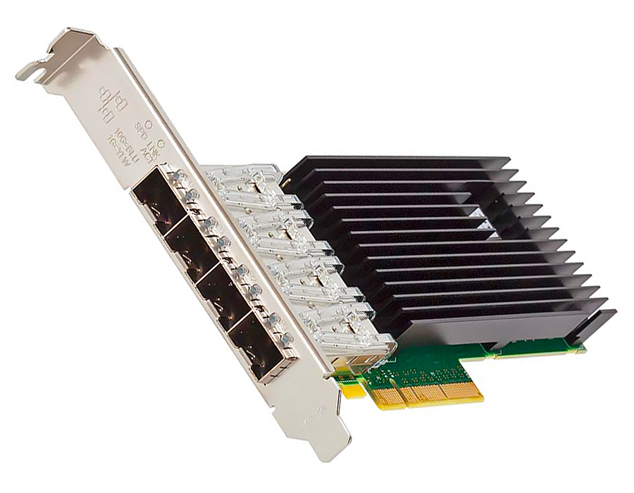 Сетевая карта Silicom PE310G4I71L-XR, 4xSFP+, 10 Гб/с