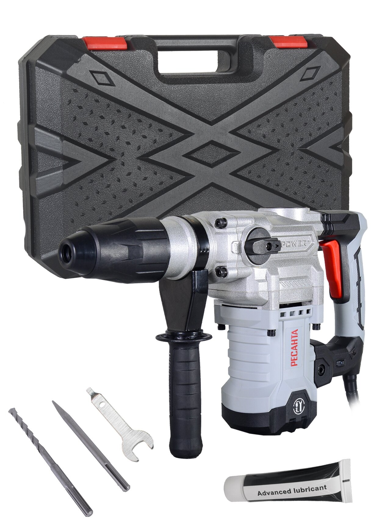 Перфоратор Ресанта П-40-1600КМ, SDS-Max, 1.6 кВт