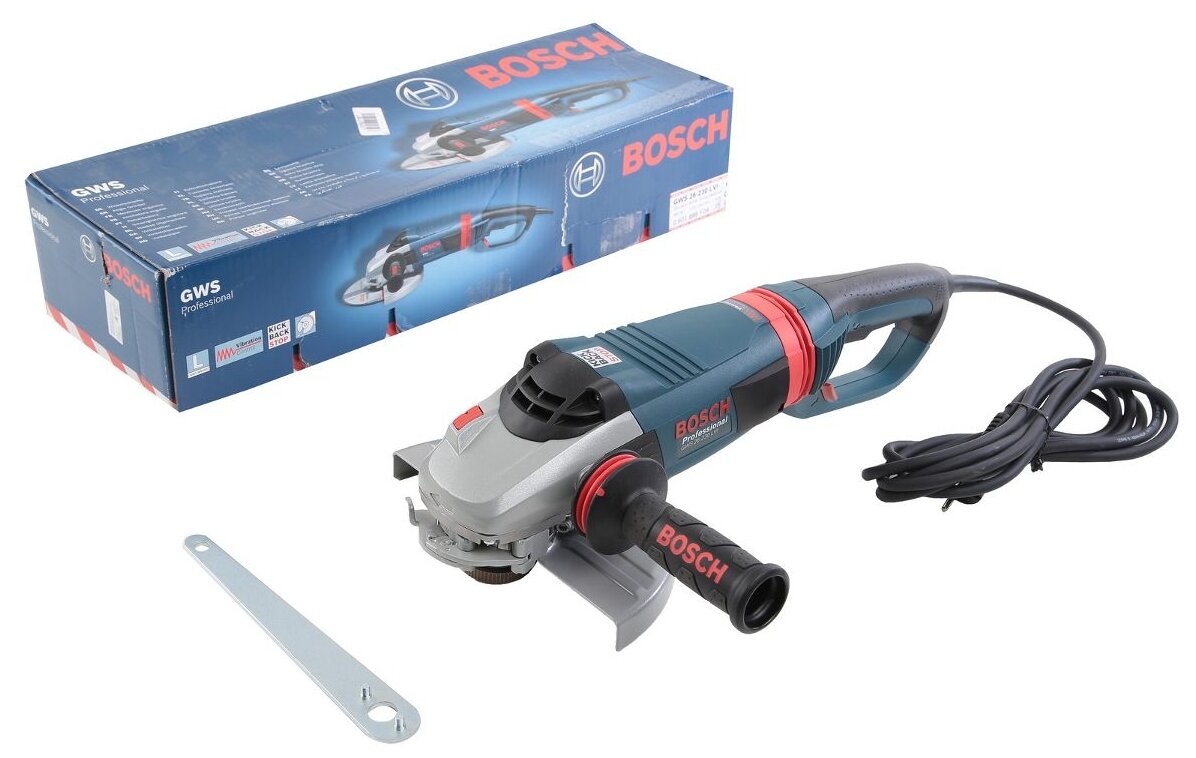 УШМ (болгарка) BOSCH GWS 26-230 LVI, 2.6 кВт, 23 см, 1146551 купить в  Новосибирске в интернет-магазине e2e4