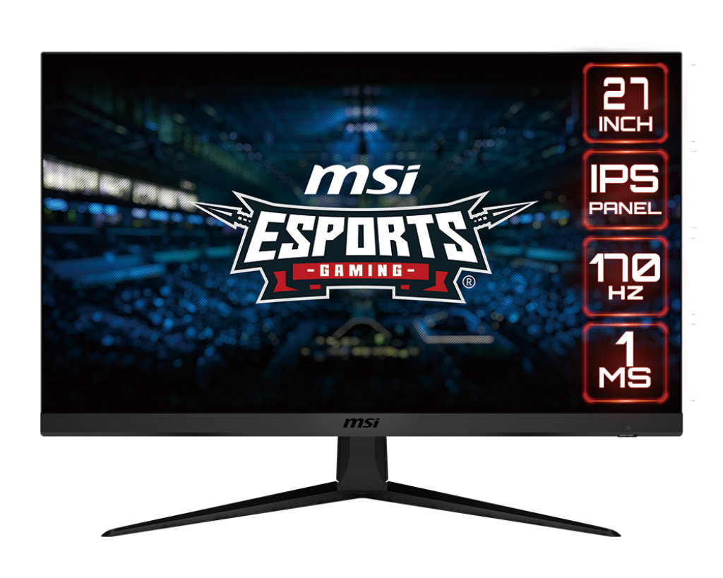 

Монитор 27" MSI G2712 IPS, 1920x1080 (16:9), 250кд/м2, 170Hz, 1мс, 178°/178°, FreeSync Premium, HDMI, DisplayPort, черный (9S6-3CB51T-076), G2712