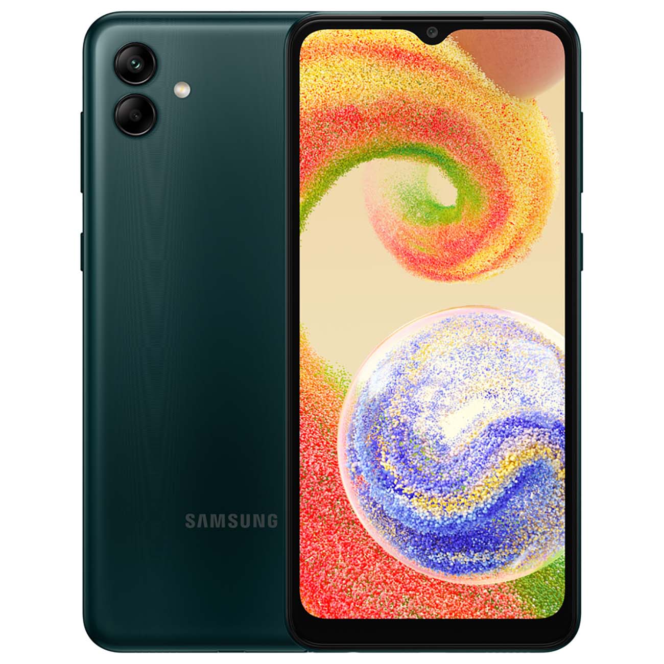 Смартфон Samsung Galaxy A04 3Gb/32Gb Android зеленый (SM-A045FZGDSKZ),  1146646 купить в Новосибирске в интернет-магазине e2e4