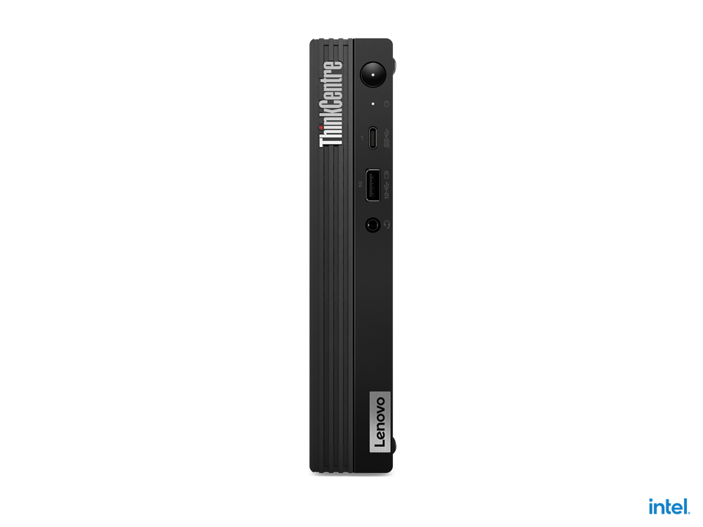 

Неттоп Lenovo ThinkCentre M70q 11DUSBB200, Intel Pentium Gold G6400T 3.4GHz, 4Gb RAM, 128Gb SSD, Wi-Fi, BT, W10Pro, черный (11DUSBB200), 11DUSBB200