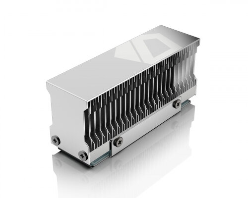 Радиатор для SSD ID-COOLING ZERO M15, M.2 2280, алюминий+медь, серебристый (ID-ZERO-M15)
