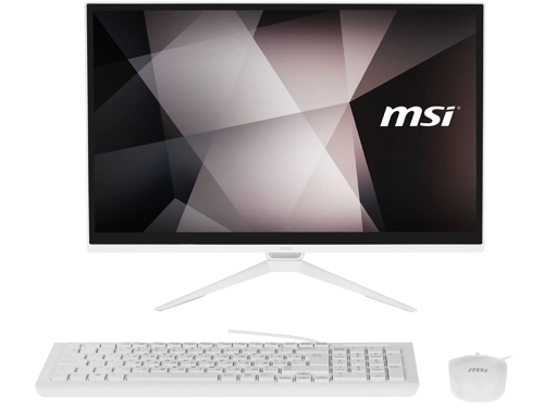 

Моноблок MSI Pro 22XT 10M-832RU 21.5" 1920x1080 Touch, Intel Pentium Gold G6405 4.1 ГГц, 4Gb RAM, 128Gb SSD, WiFi, BT, Cam, W11Pro, белый (9S6-ACD312-832), 10M-832RU