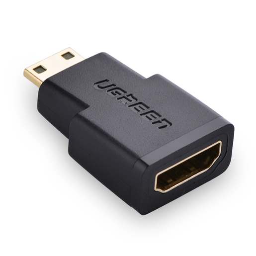 

Переходник (адаптер) Mini HDMI(19M)-HDMI(19F), черный UGREEN (20101)