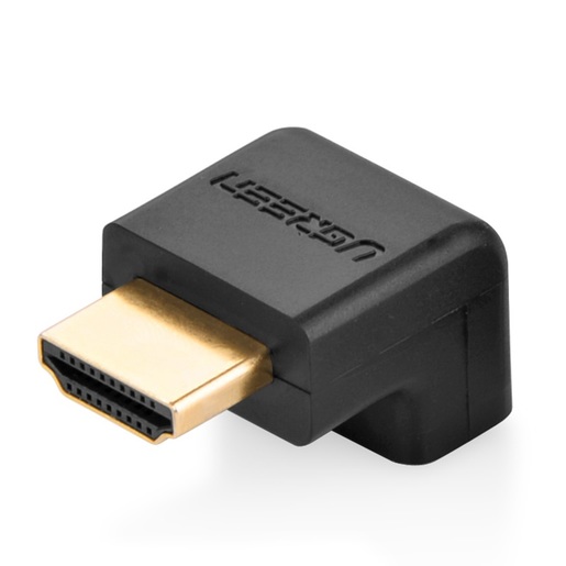 

Переходник (адаптер) HDMI(19M)-HDMI(19F) угловой, черный UGREEN (20109)