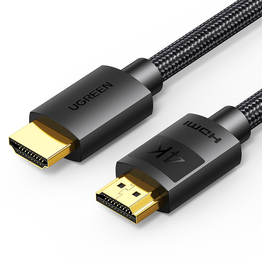 

Кабель HDMI(19M)-HDMI(19M) v2.0 4K, экранированный, 5 м, черный UGREEN HD119 (40103), HD119