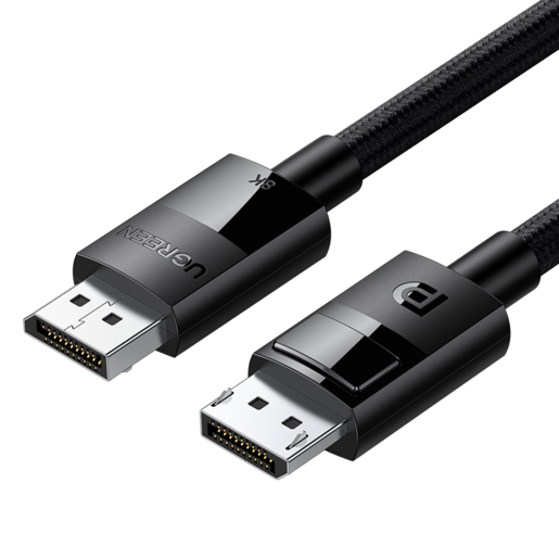 Кабель DisplayPort(20M)-DisplayPort(20M) v1.4 4K, экранированный, 2м, черный UGREEN DP114 (80392) - фото 1