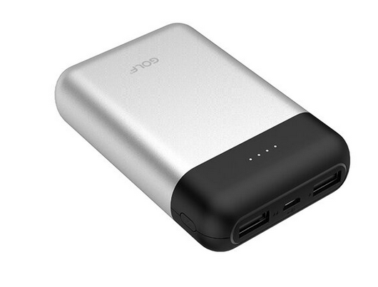 

Портативный аккумулятор (Powerbank) Golf G71, 10000mAh, 3xUSB, 2.1A, Type-C, серебристый (G71 _Silver), G71