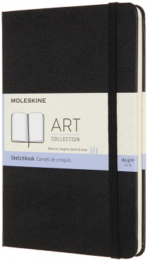 

Блокнот Moleskine ART SKETCHBOOK Medium, 115x180мм, без линовки, 88 листов, черный (1139405) (1шт.), Medium