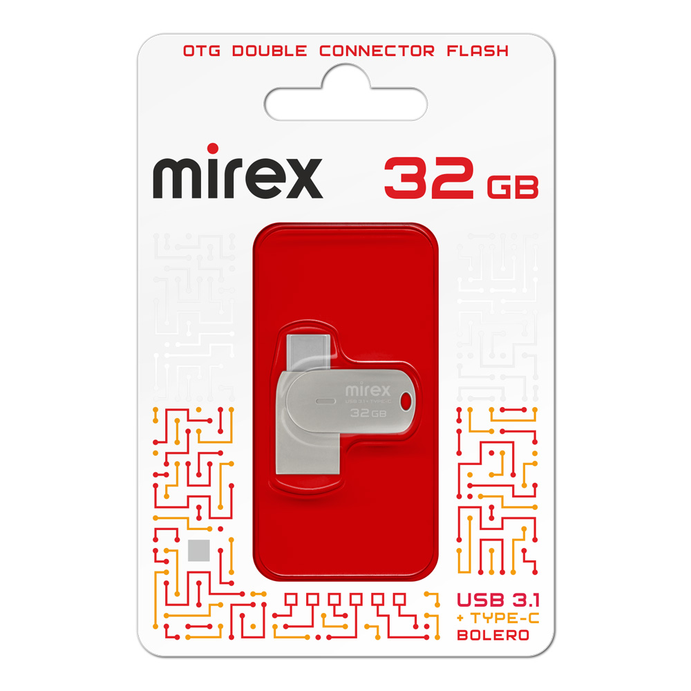 

Флешка 32Gb USB 3.1/USB Type-C Mirex Intrendo BOLERO, серебристый (13600-IT3BLR32), BOLERO