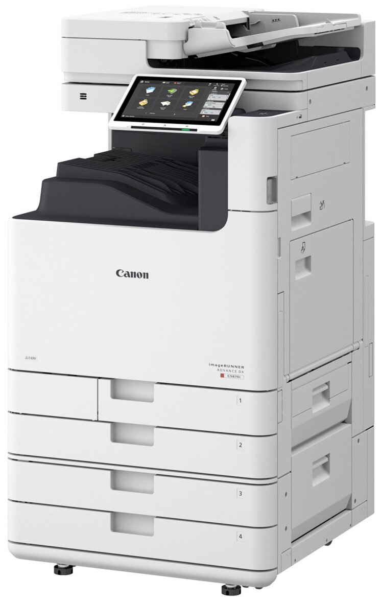 

МФУ лазерный Canon imageRUNNER Advance C5840i, SRA3, цветной, 40стр/мин (A4 ч/б), 40стр/мин (A4 цв.), 21стр/мин (A3 ч/б), 21стр/мин (A3 цв.), 1200x1200 dpi, дуплекс, ДАПД, факс, сетевой, Wi-Fi, USB, требуется запуск через АСЦ (3827C005), C5840i