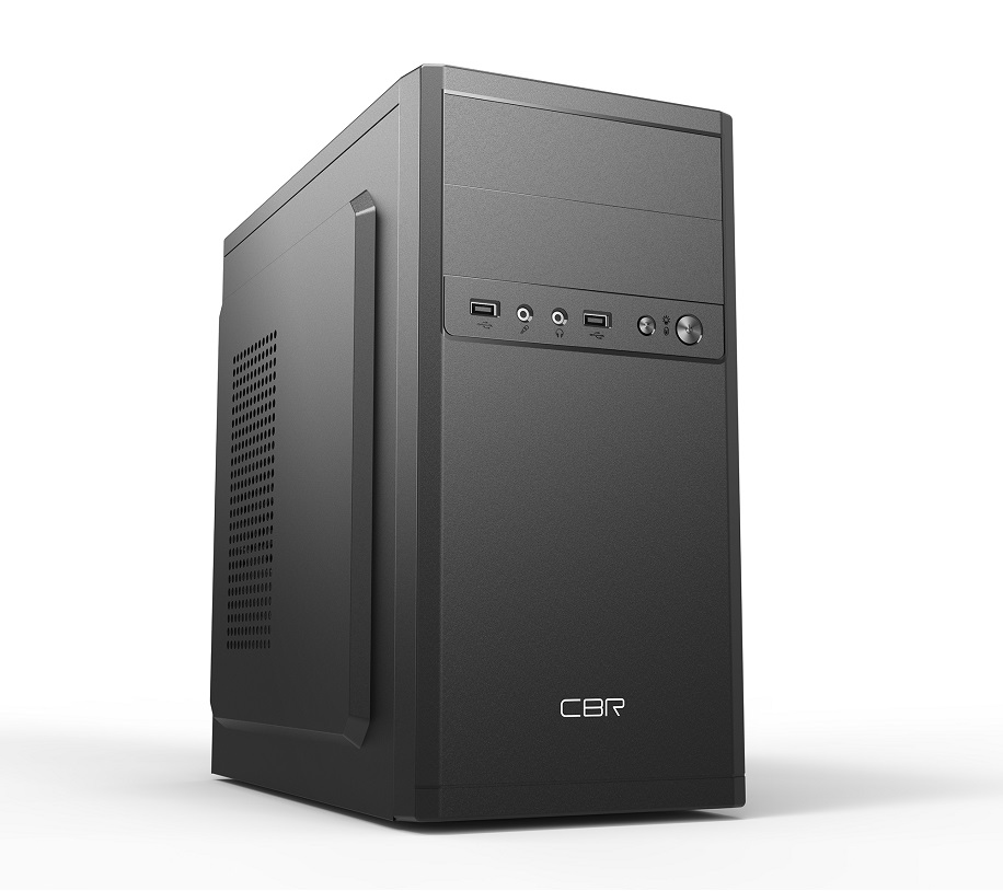 Корпус CBR RD873, mATX, Mini-Tower, черный, 400 Вт (PCC-MATX-RD873-400W)