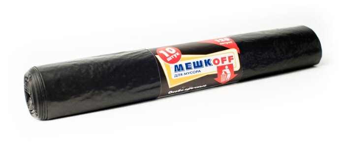 

Мешки для мусора Мешкoff 120л, 10шт., черный (KR-002026)