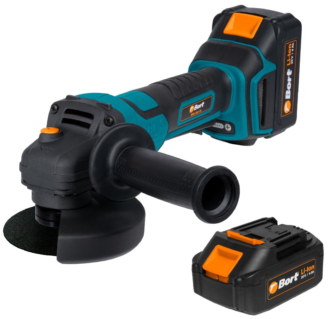 УШМ (болгарка) Bort BWS-20LI-SR, 12.5 см