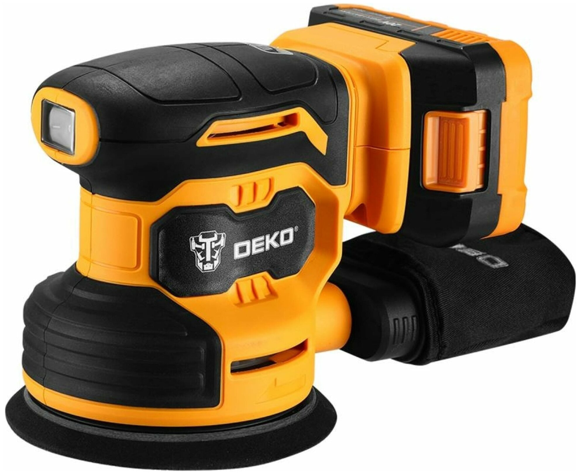 Эксцентриковая шлифовальная машина Deko DKCG20-125, 12.5 см