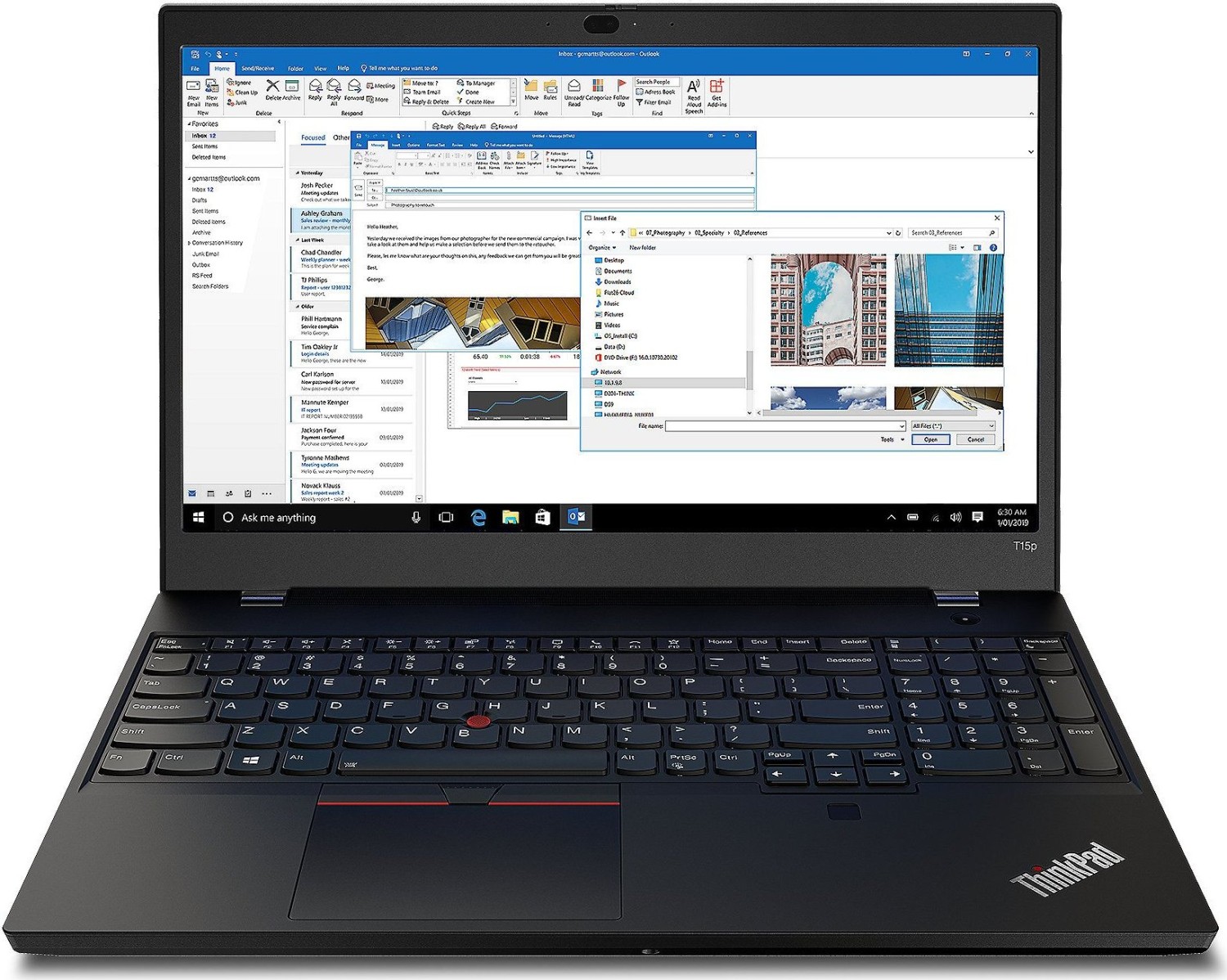 

Ноутбук Lenovo ThinkPad T15p G1 15.6" IPS 1920x1080, Intel Core i7 10750H 2.6GHz, 16Gb RAM, 512Gb SSD, NVIDIA GeForce GTX 1050-3Gb, W10Pro, черный (20TMS0E100), 0