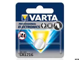 

Батарейка Varta Professional Electronics, CR1216, 3V, 1 шт. (06216101401)
