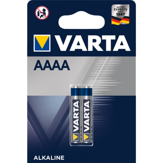 

Батарея Varta AAAA, 1.5V, 2шт. (04061101402)