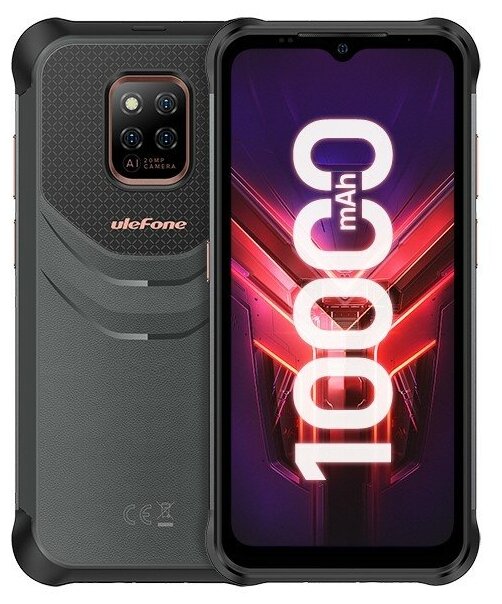 

Смартфон Ulefone ARMOR 14 PRO, 6.52" 720x1600 IPS, MediaTek Helio G85, 6Gb RAM, 128Gb, 3G/4G, NFC, Wi-Fi, BT, 3xCam, 2-Sim, 10000 мА⋅ч, USB Type-C, Android 12, черный, ударопрочный корпус (ULF-AR14PRO6-BK), ARMOR 14 PRO