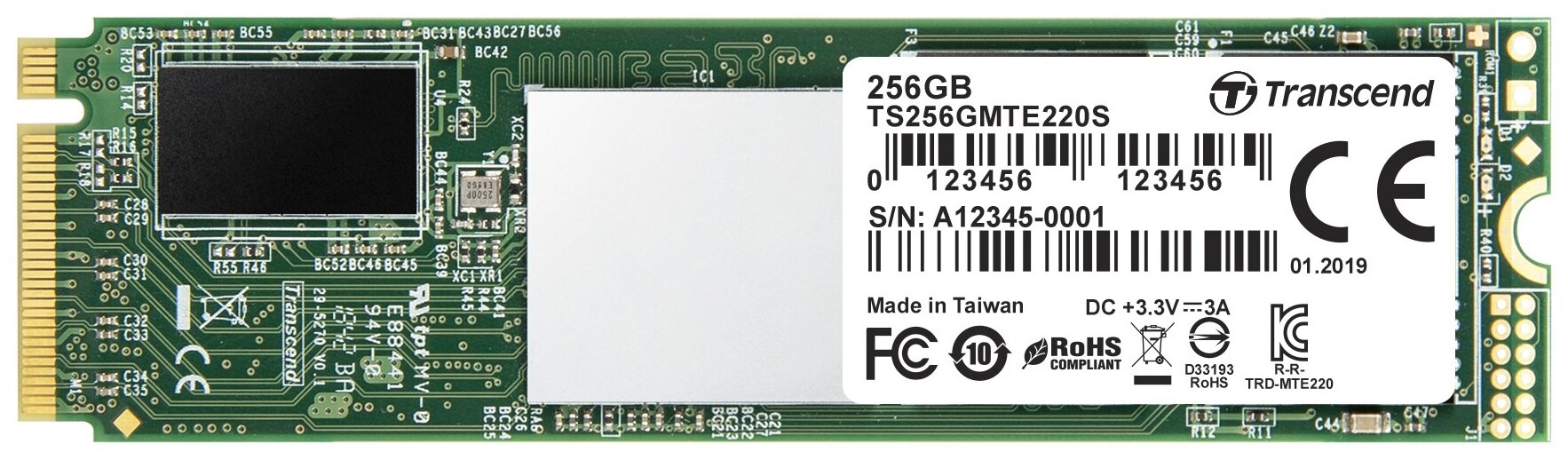 SSD Transcend 220S 256Gb M.2 (TS256GMTE220S)
