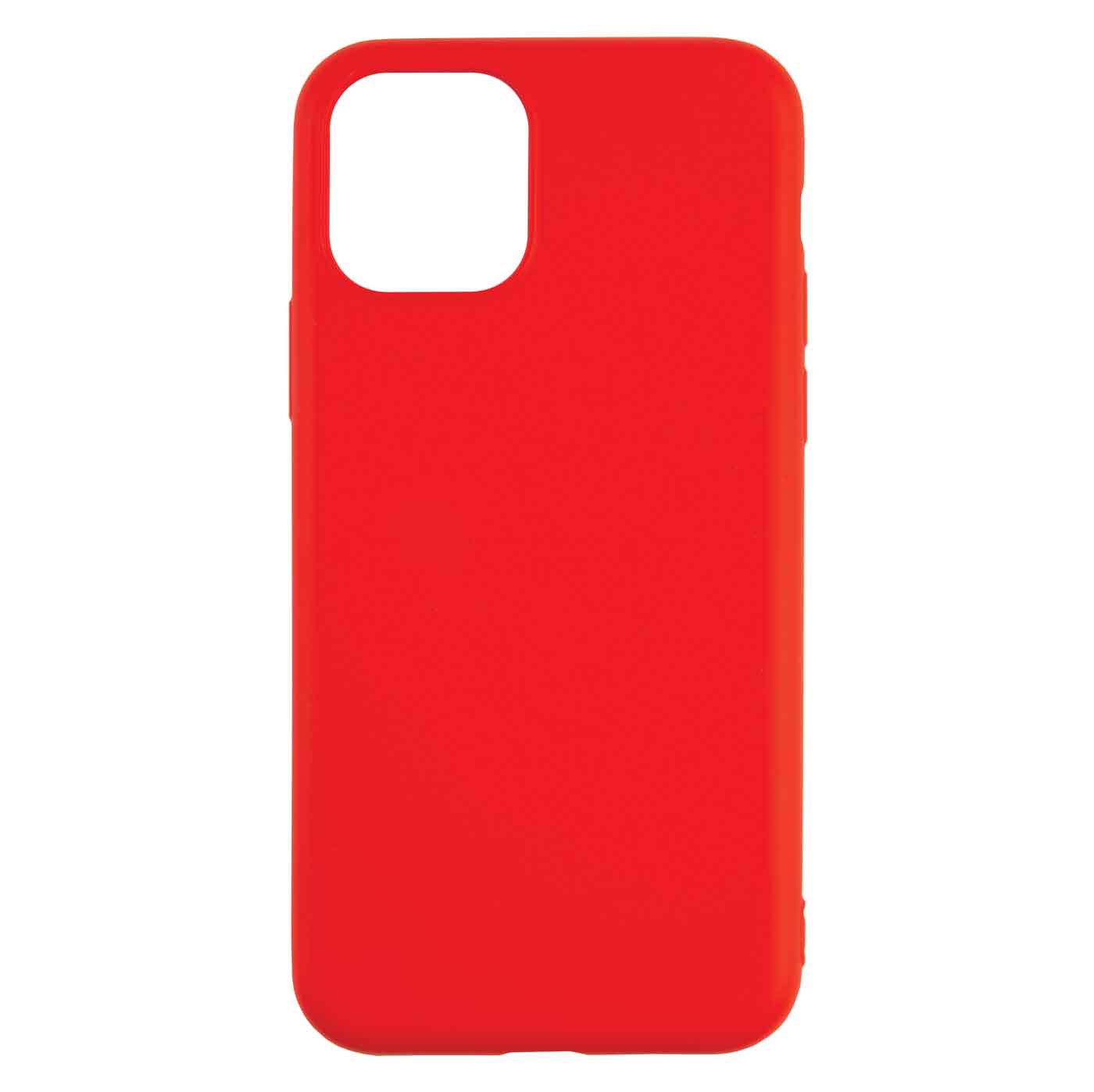 Чехол-накладка Red Line для смартфона Apple iPhone 14 Pro,  силикон/микрофибра, Red