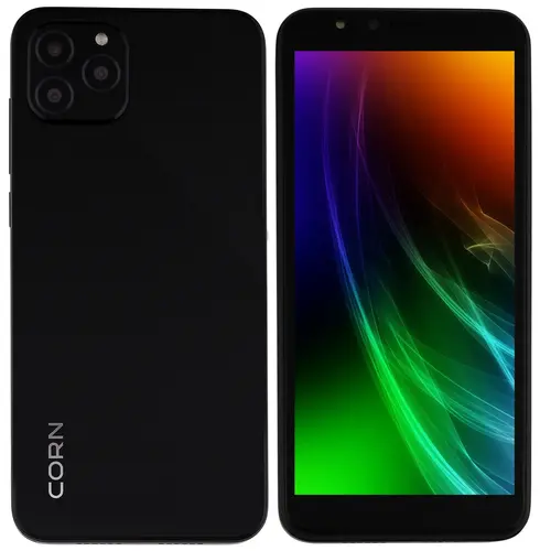 

Смартфон Corn C55 Pro, 5.5" 480x960 IPS, MediaTek MT6739, 2Gb RAM, 16Gb, 3G/4G, Wi-Fi, BT, 3xCam, 2-Sim, 2600 мА⋅ч, Micro-USB, Android, черный (CRN-C55-PRO-BK), C55 Pro