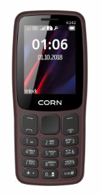

Мобильный телефон Corn M242, 2.4" 320x240 TN, Spreadtrum SC6533G, 32Mb RAM, 64Mb, BT, 1xCam, 2-Sim, 2000 мА⋅ч, micro-USB, ThreadX, коричневый (CRN-M242-BR), M242