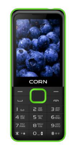 

Мобильный телефон Corn M281, 2.8" 320x240 TN, Spreadtrum SC6533G, 32Mb RAM, 64Mb, BT, 1xCam, 2-Sim, 2700 мА·ч, micro-USB, ThreadX, зеленый (CRN-M281-GR), M281