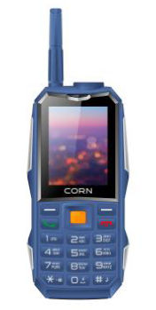 

Мобильный телефон Corn Power K, 2.4" 320x240 TFT, MediaTek MT6261, 32Mb RAM, 32Mb, 1xCam, 2-Sim, 5200mAh, micro-USB, синий (CRN-POWER-K-BL), Power K